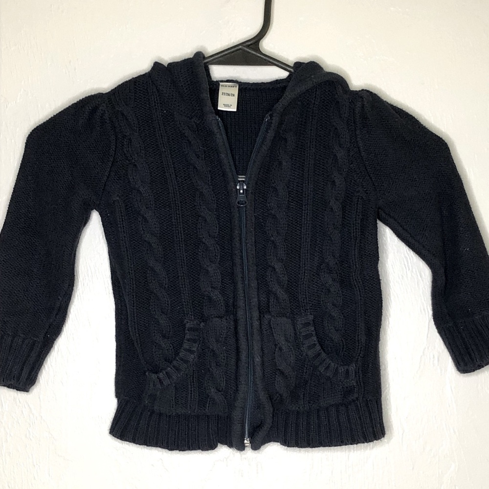 Old Navy hooded Cableknit sweater